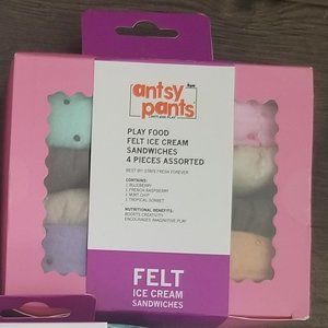 Ice Cream Sandwhiches - Antsy Pants Felt Play Food